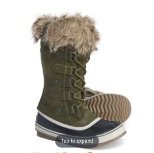 Sorel Joan of Arctic Green Duck Boot